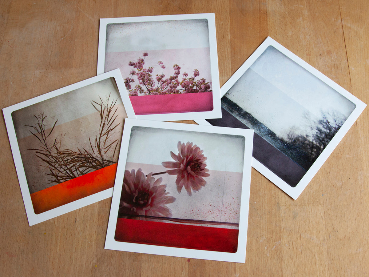 Set of 4 postcards - Autumn